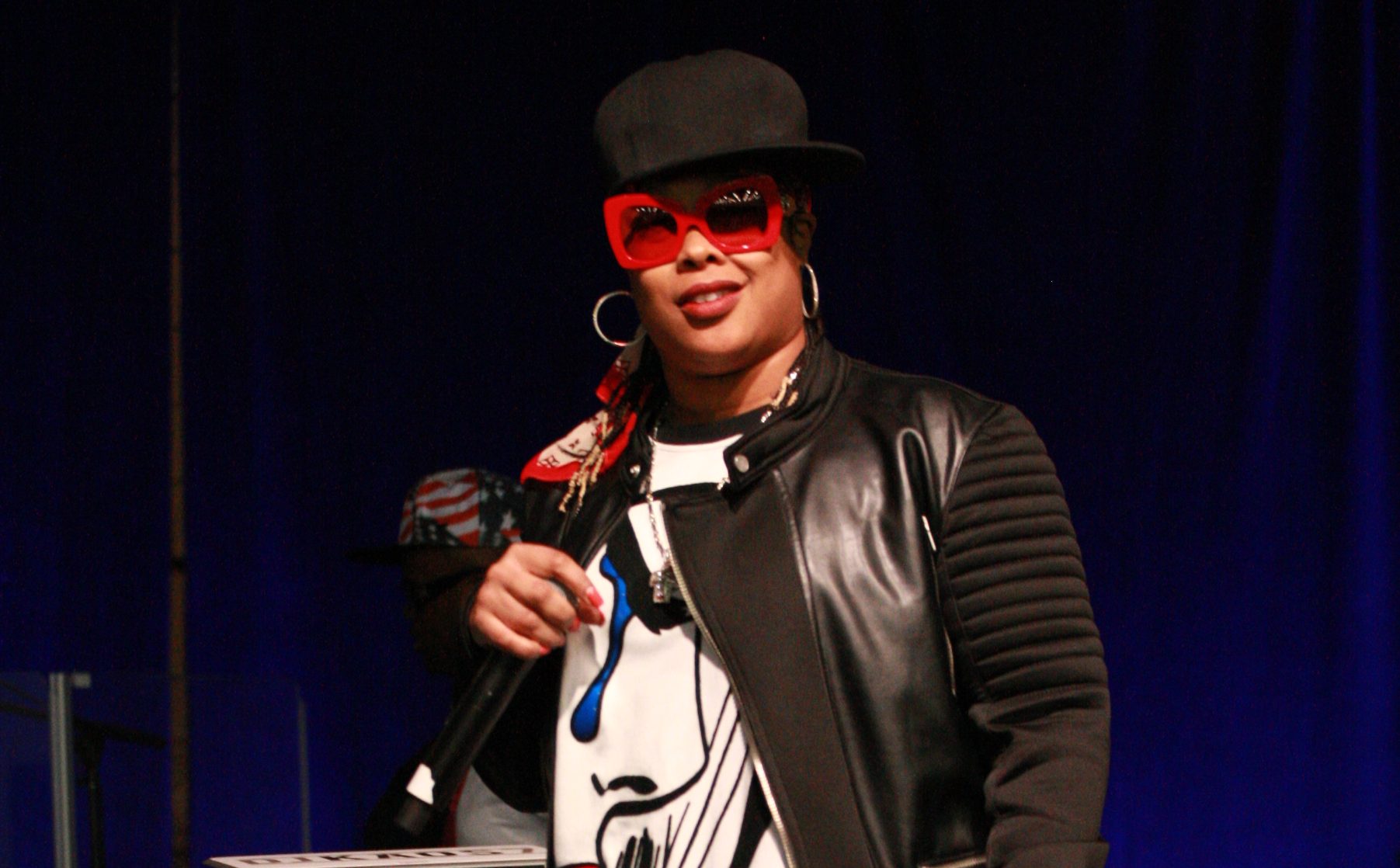 Rapper Da Brat performing live at the Be You Expo