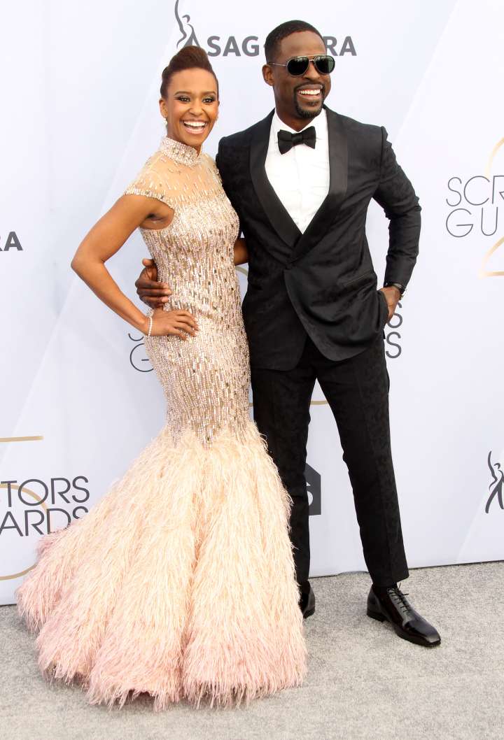 Sterling K. Brown and the stunning Mrs.