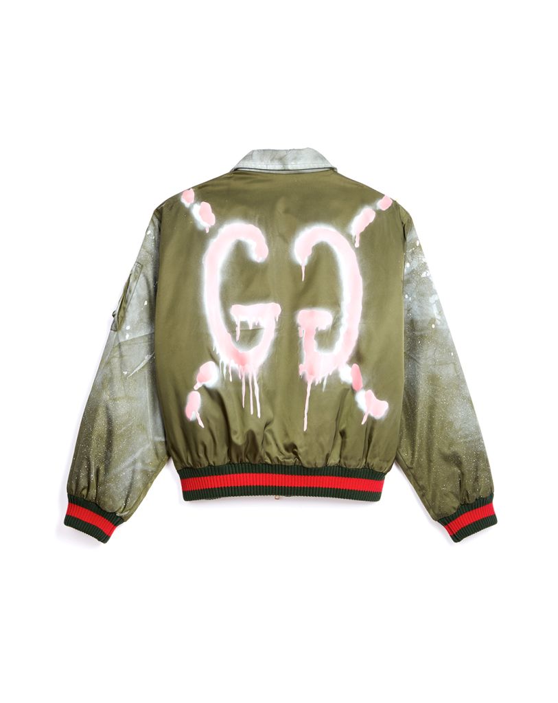 GUCCI GHOST BOMBER JACKET GRAILED PUSHA'S PURGE