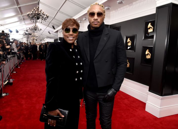 Future brought his mom as his date...and they cleaned up nice.