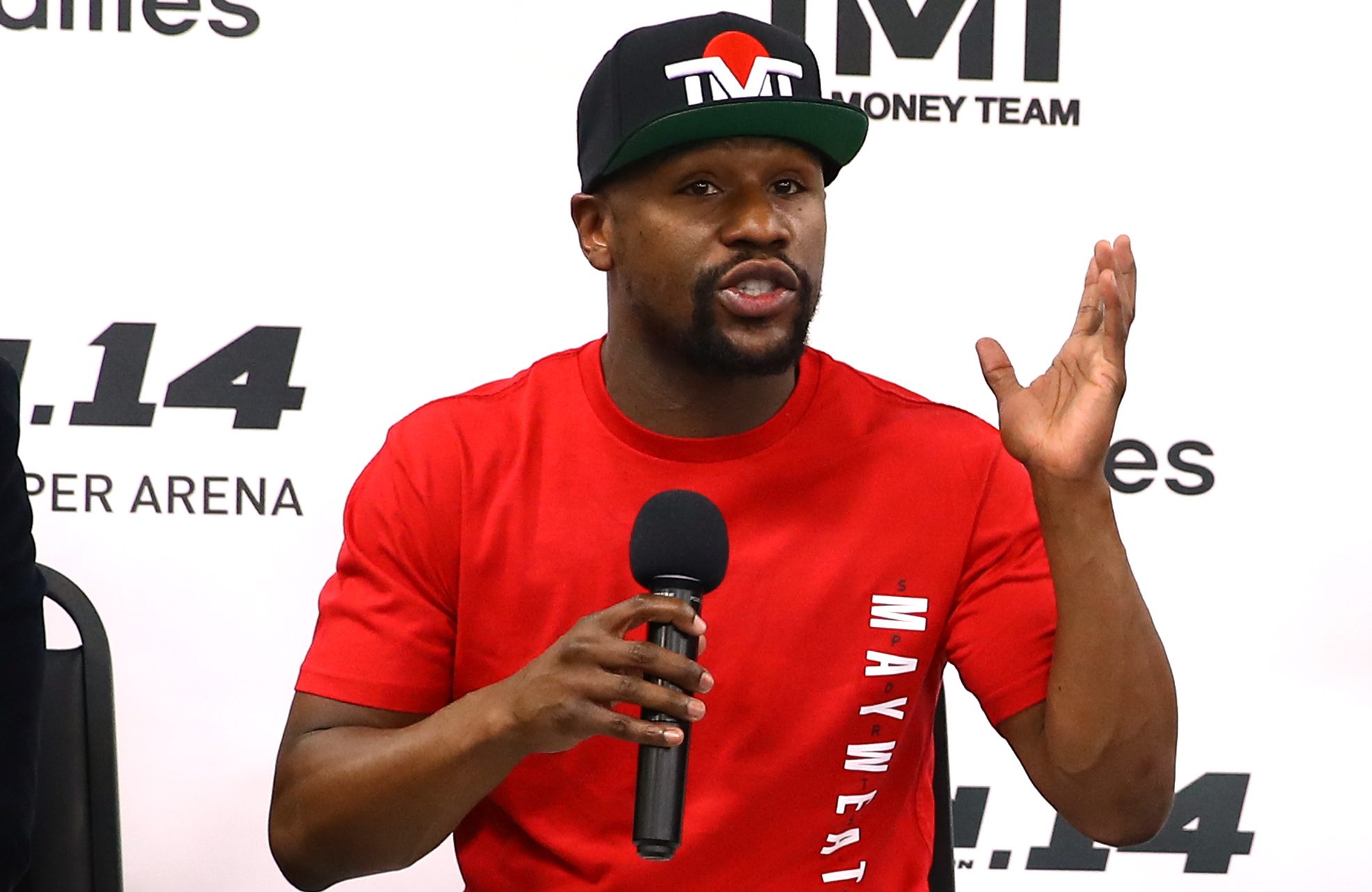 Floyd Mayweather VS Tenshin Media Day