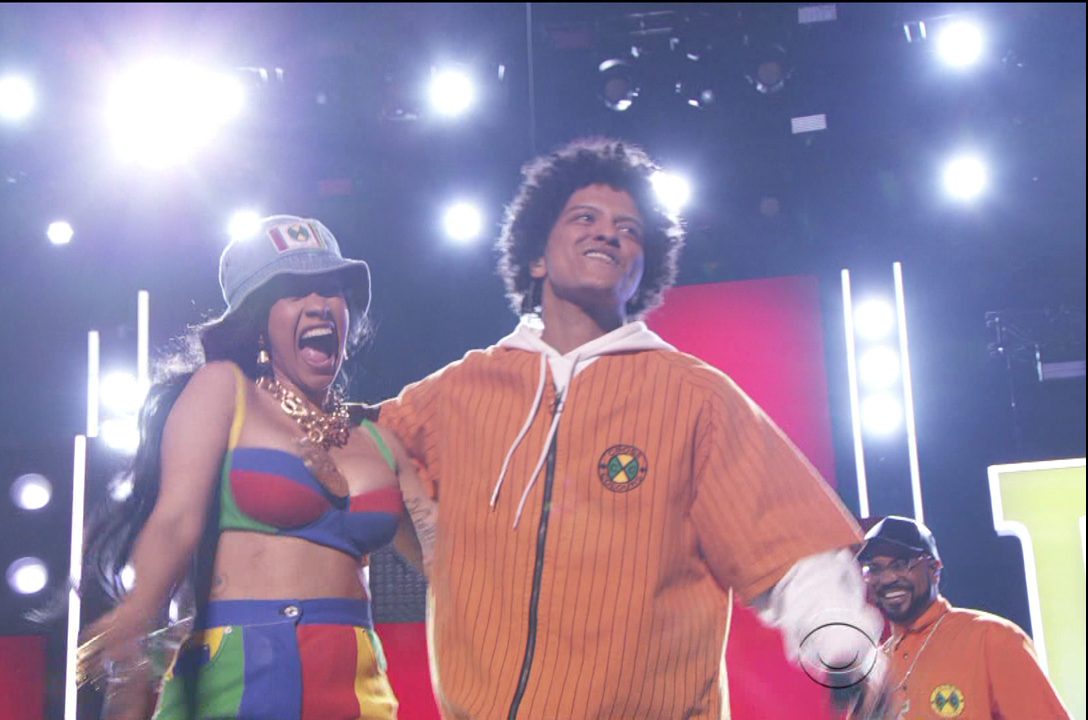 The 60th Annual Grammy Awards as seen on CBS.