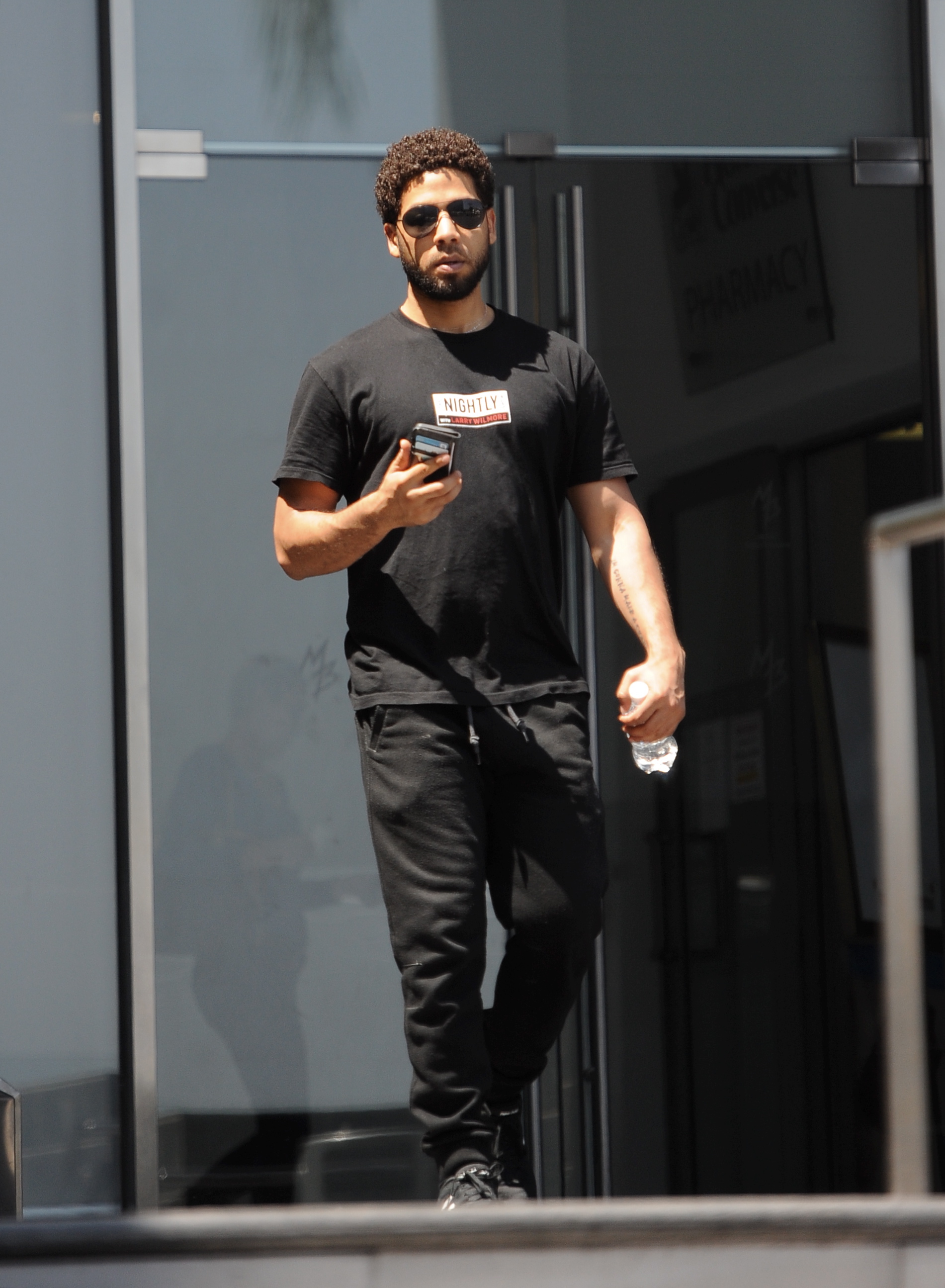 Jussie Smollett out and about in Beverly Hills.