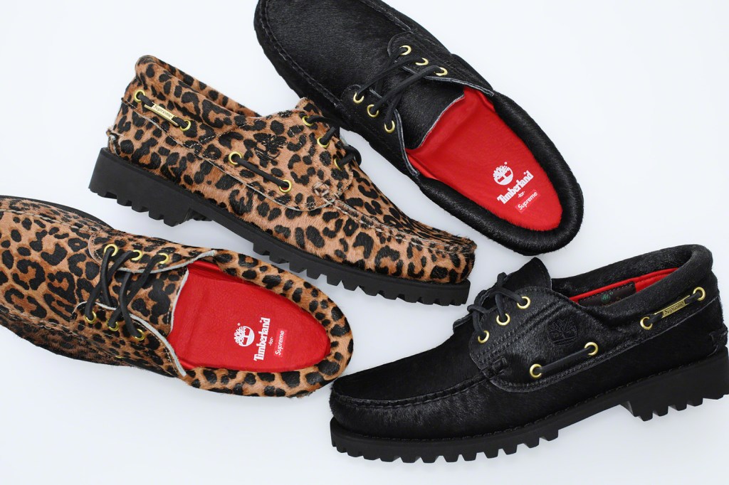 supreme timberland loafers