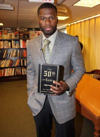 50 Cent Signs Copies Of The 50th Law - September 10, 2009