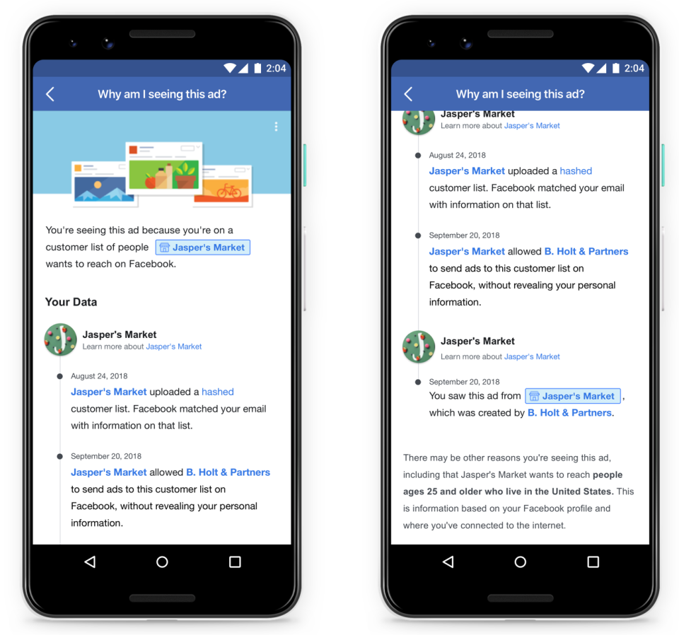 Why am I seeing this post? Feature