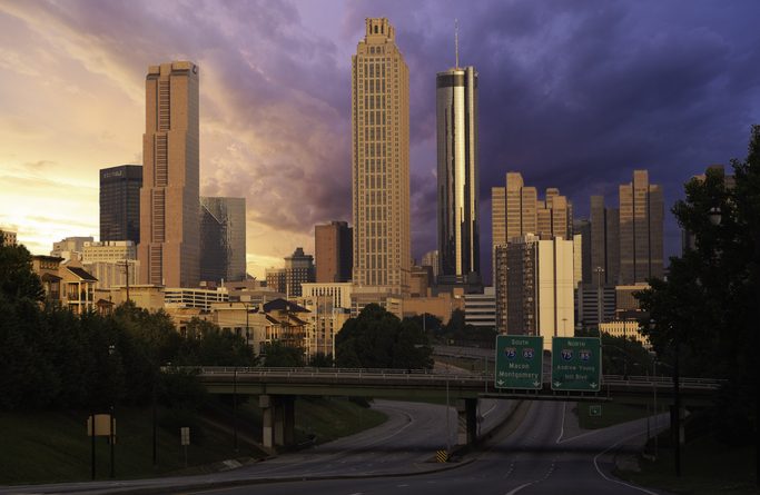Entering Atlanta