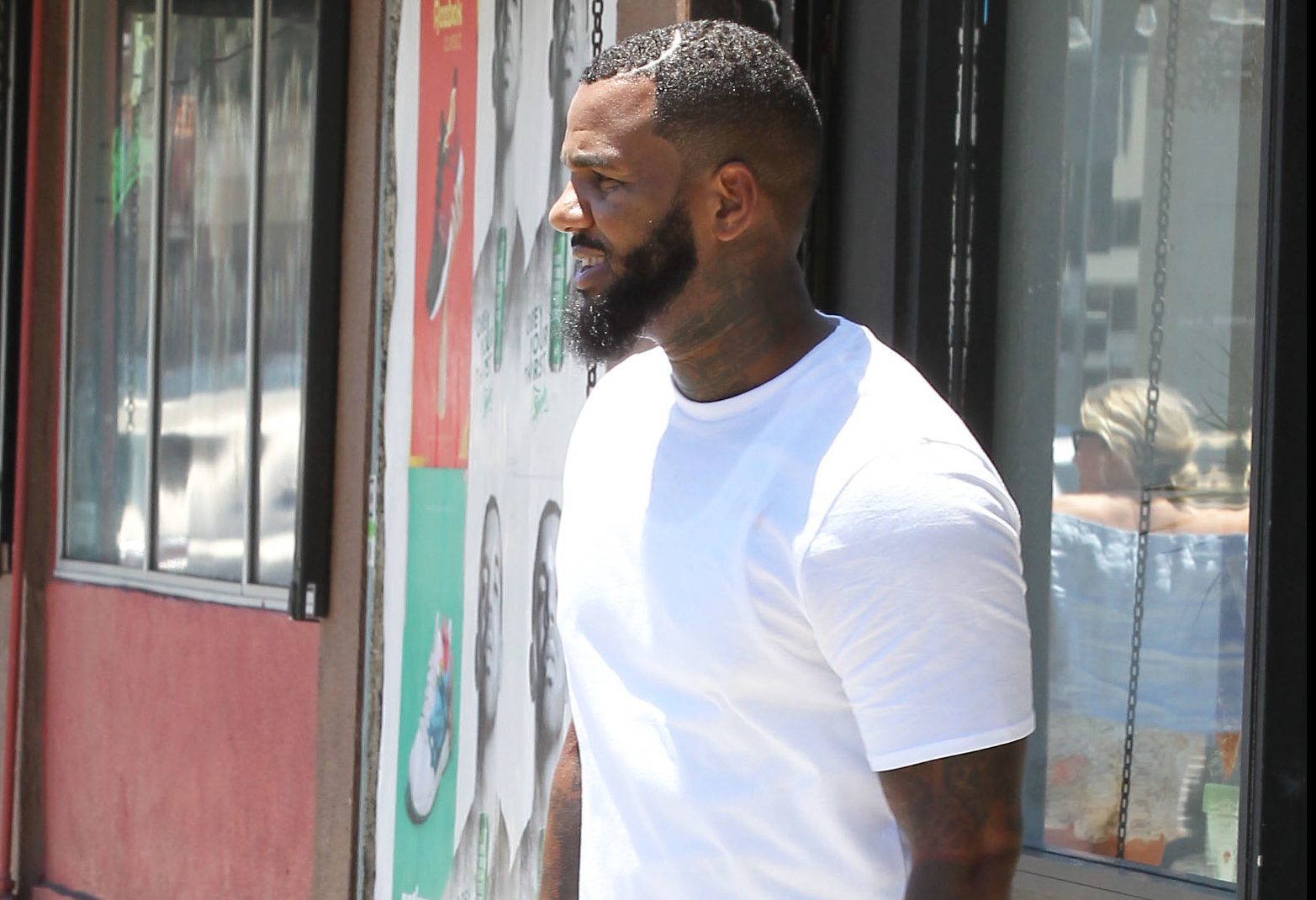 Rapper The Game goes shopping at Brooklyn Projects