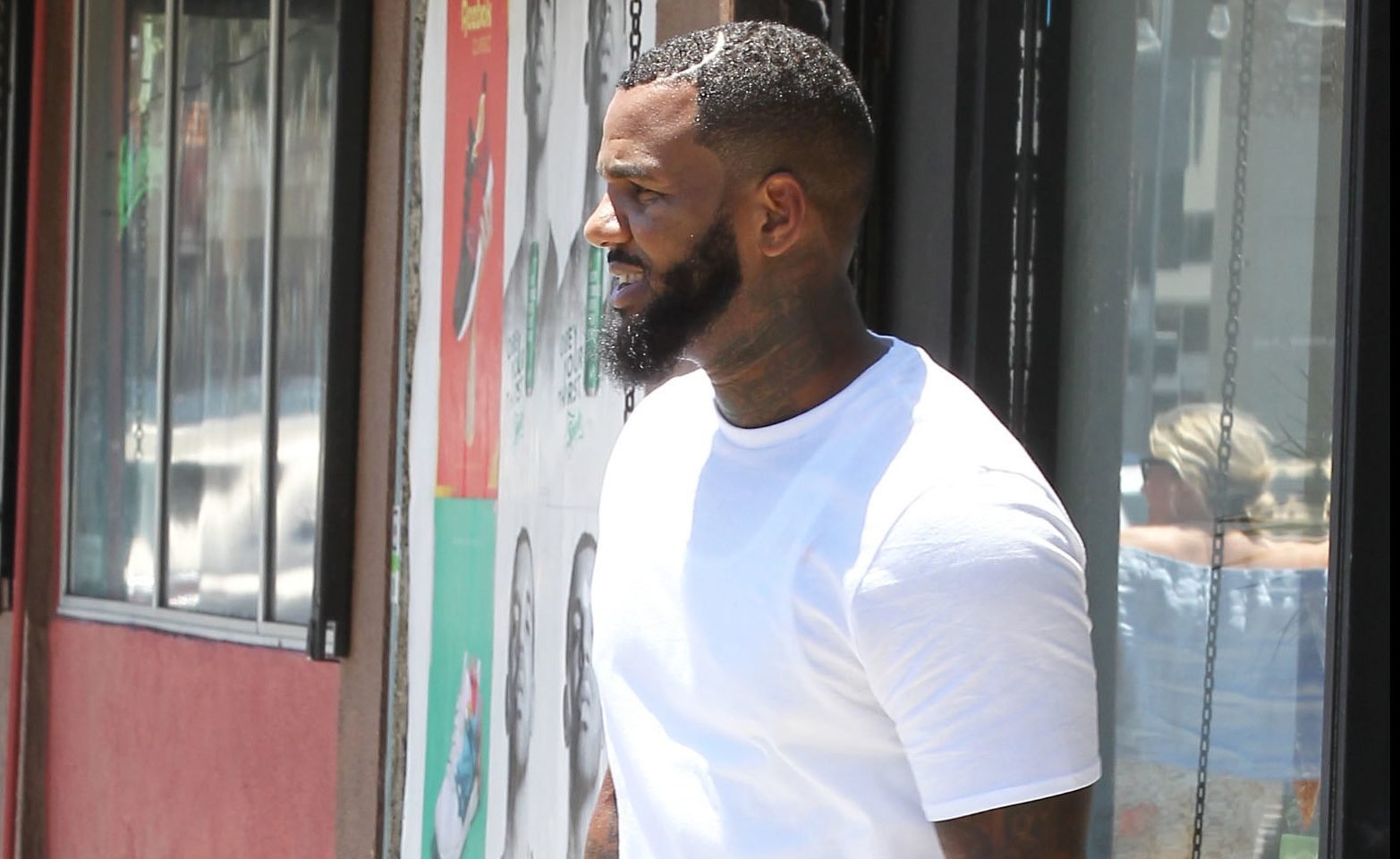 Rapper The Game goes shopping at Brooklyn Projects