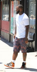 Rapper The Game goes shopping at Brooklyn Projects