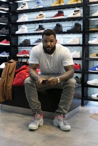 The Game x Sprayground Collaboration Signing At Shoe Palace