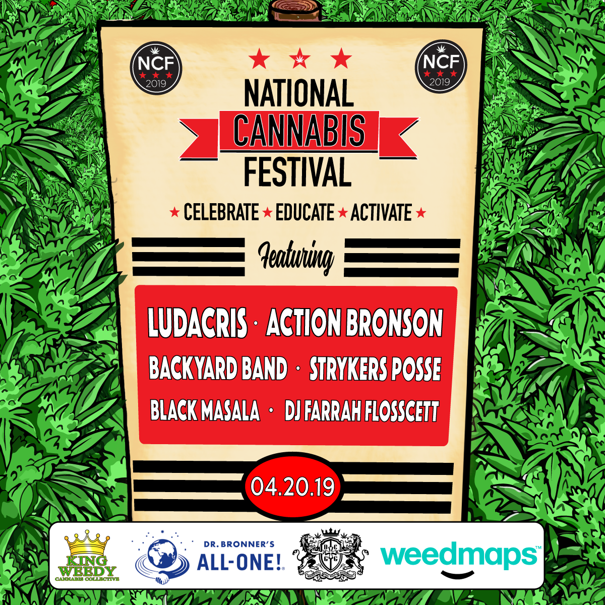Ludacris, Action Bronson Headline D.C.'s National Cannabis Festival