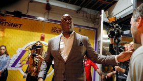 Earvin "Magic" Johnson Steps Down As Lakers President Of Basketball Operations