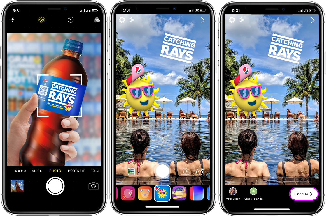 Pepsi #Summergram & 4 Giant Summer-Themed Inflatables