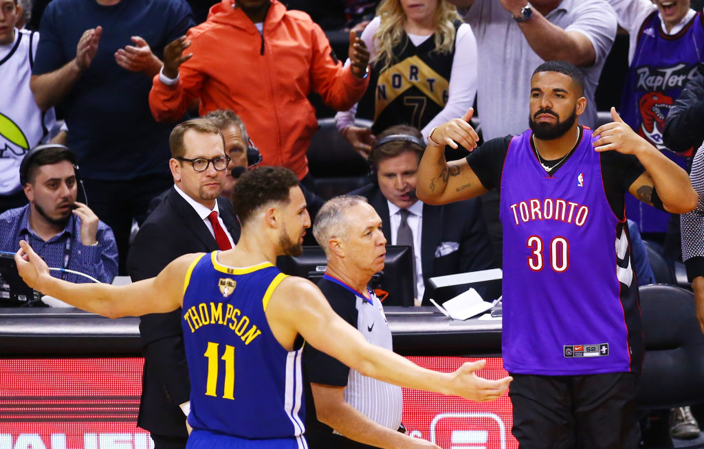NBA Finals: Drake trolls Steph by wearing a Dell Curry Raptors jersey