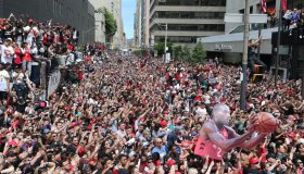 Toronto Raptors hold their victory parade after beating the Golden State Warriors in the NBA Finals