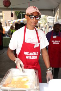 LA Mission Easter Dinner for the Homeless