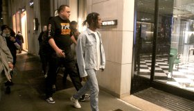 A$AP Rocky shopping in Milan