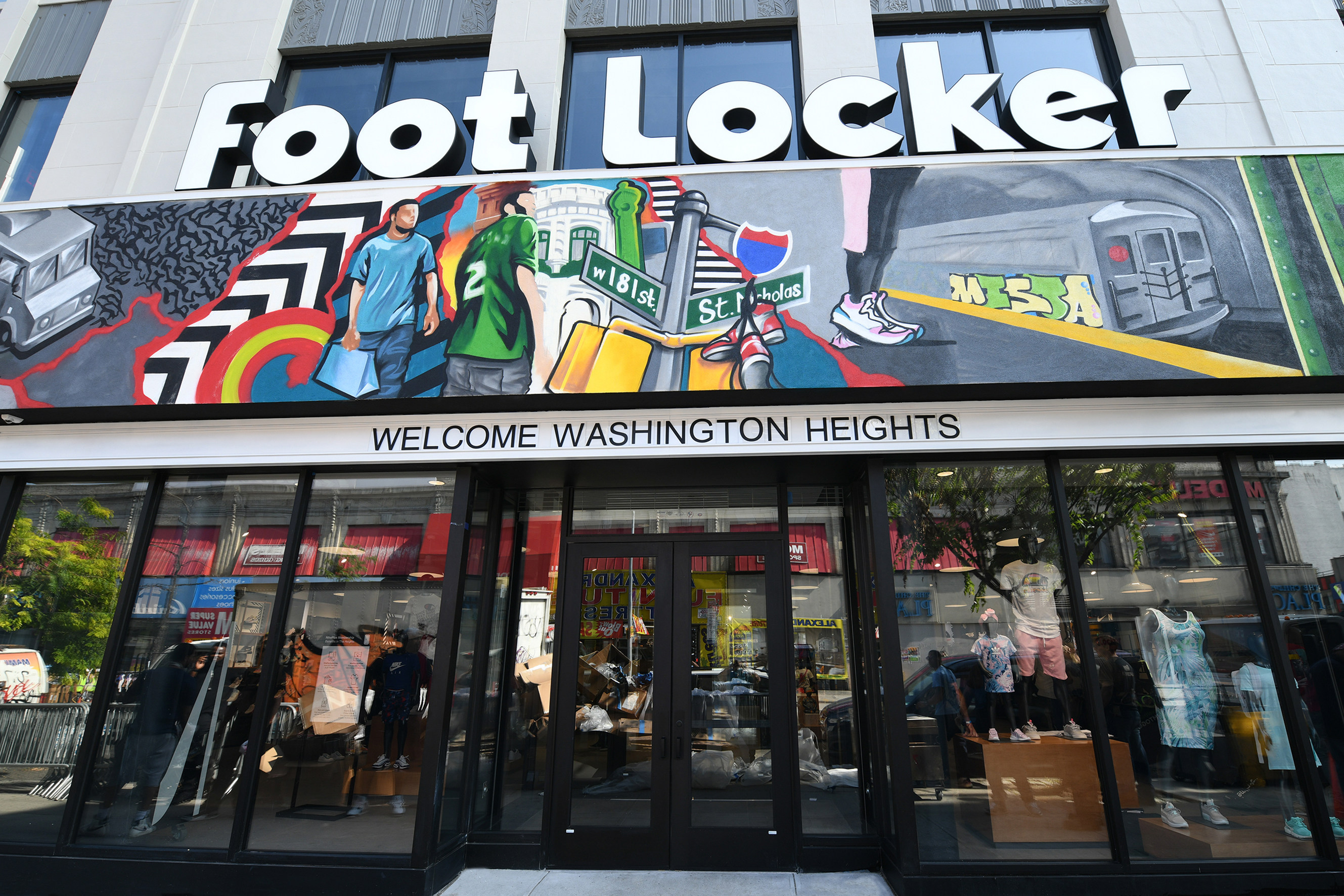 Part of New Washington Heights Foot Locker Store Powered By Nike App