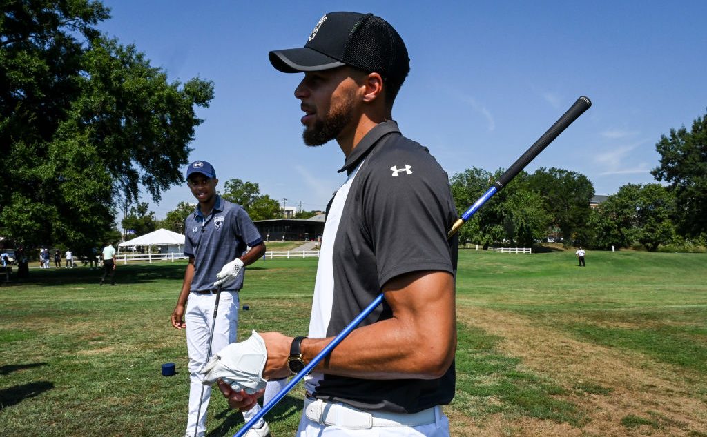 NBA superstar Stephen Curry launches Howard University golf program, on August 19 in Washington, DC.