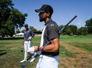 NBA superstar Stephen Curry launches Howard University golf program, on August 19 in Washington, DC.