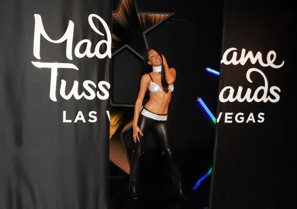 Madame Tussauds unveils their Aaliyah Wax Figure in Las Vegas