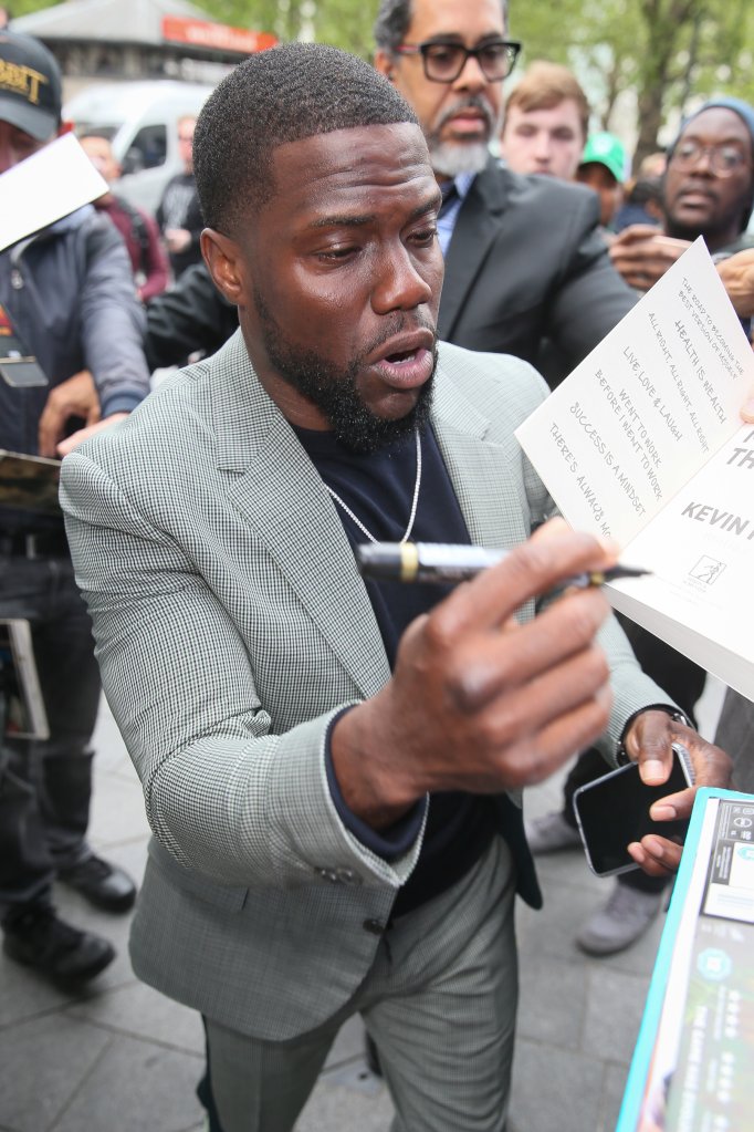 Kevin Hart and Eric Stonestreet arriving at Global Radio to promote their new film ‘Secret Life Of Pets 2’ - London