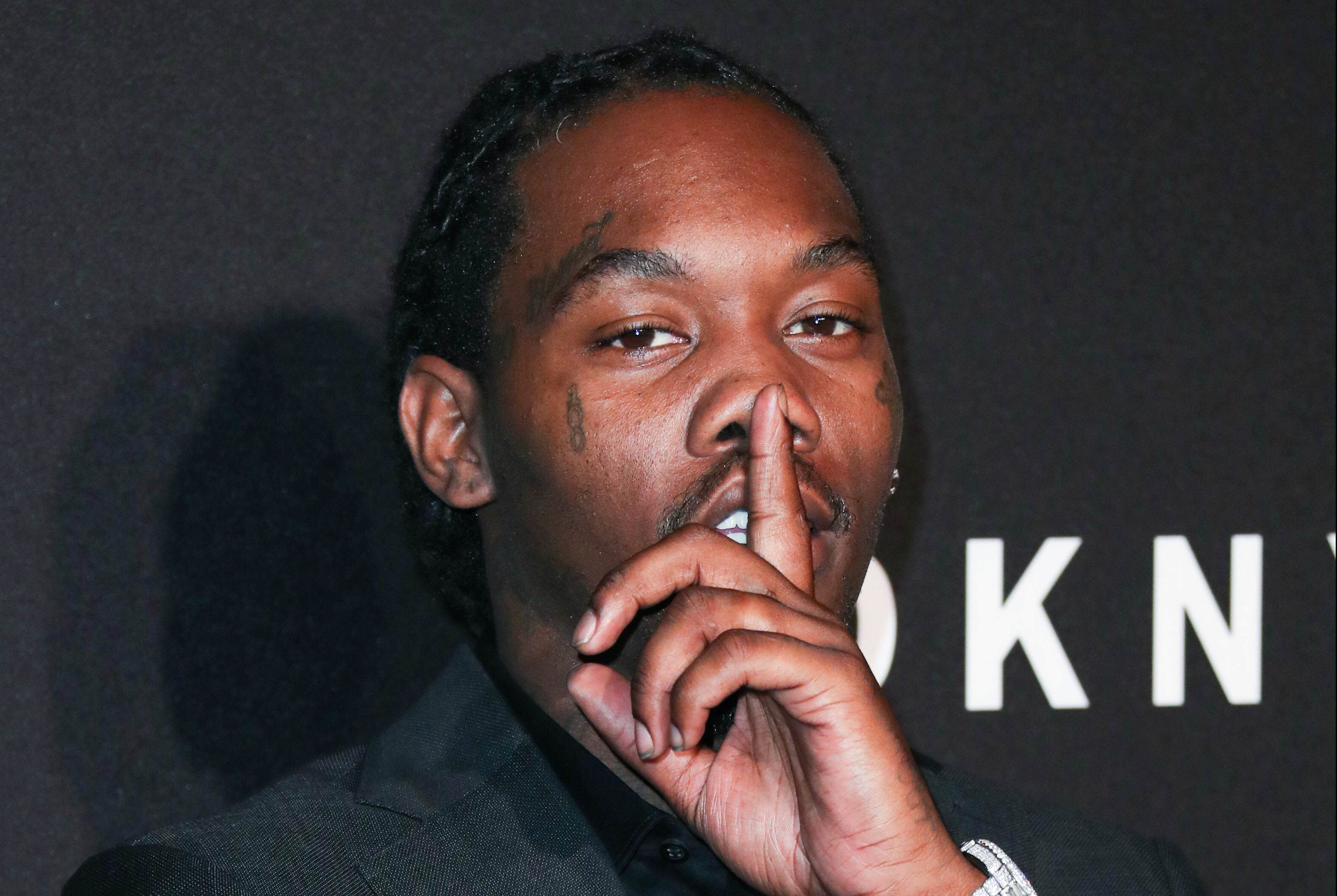 Offset arrives at the DKNY 30th Birthday Party Celebration held at St. Ann's Warehouse on September 9, 2019 in Brooklyn, New York City, New York, United States.