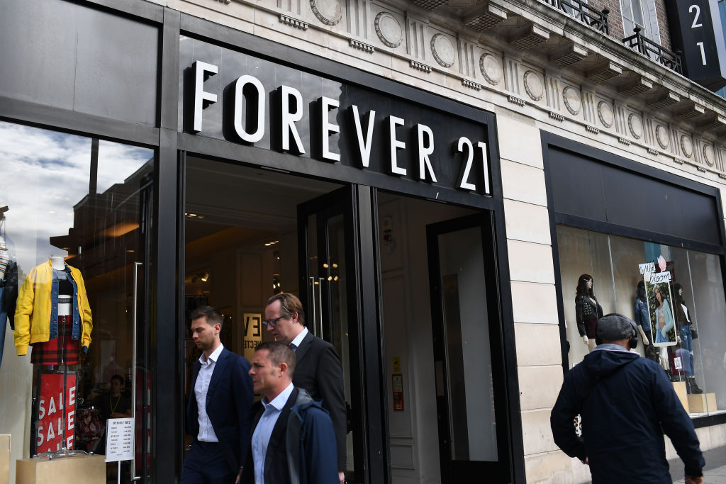 Forever 21 Files For Bankruptcy