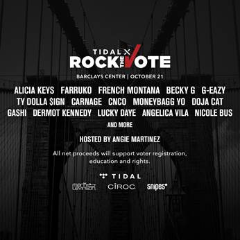 Tidal x Rock The Vote