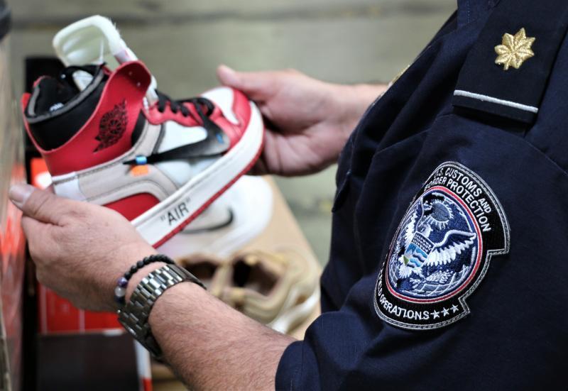 Fake Nike Sneakers at the Border