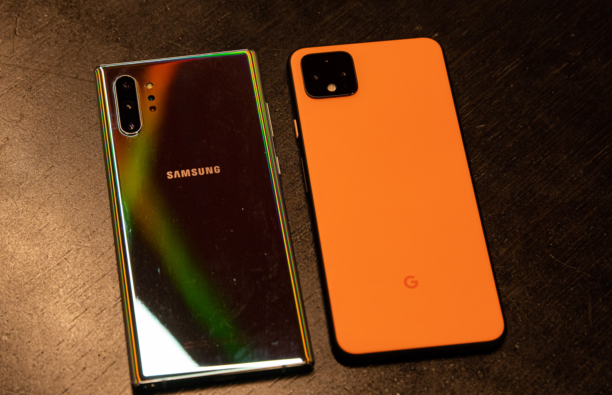 Samsung Galaxy Note 10 Plus and Google Pixel 4 XL