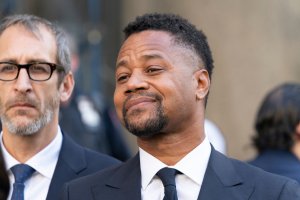 Actor Cuba Gooding Jr. listens as his attorney Mark Heller...