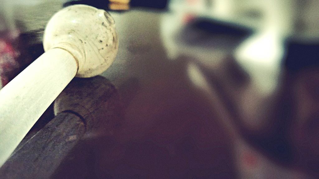 Close-Up Of Methamphetamine Pipe On Table