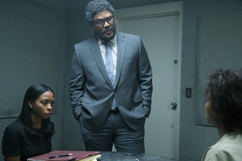 Tyler Perry's 'A Fall From Grace' key art and stills