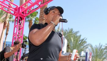 Timbaland performs at Go Pool Las Vegas