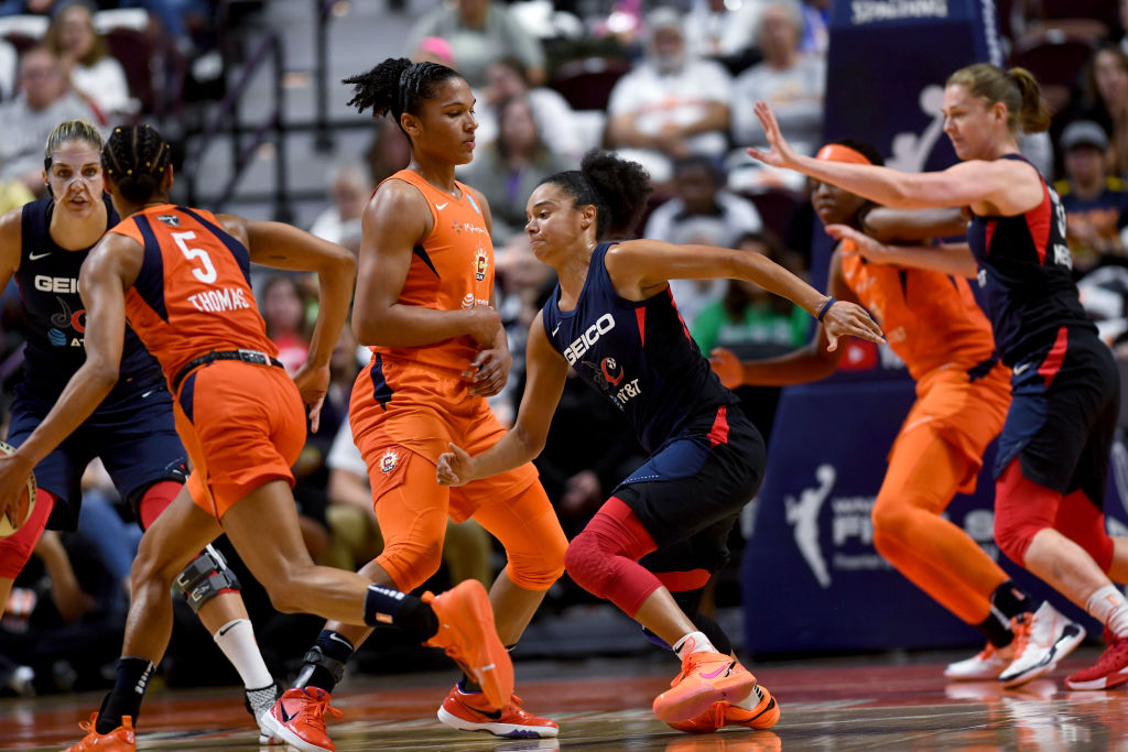 WNBA championship series between the Washington Mystics and the Connecticut Sun
