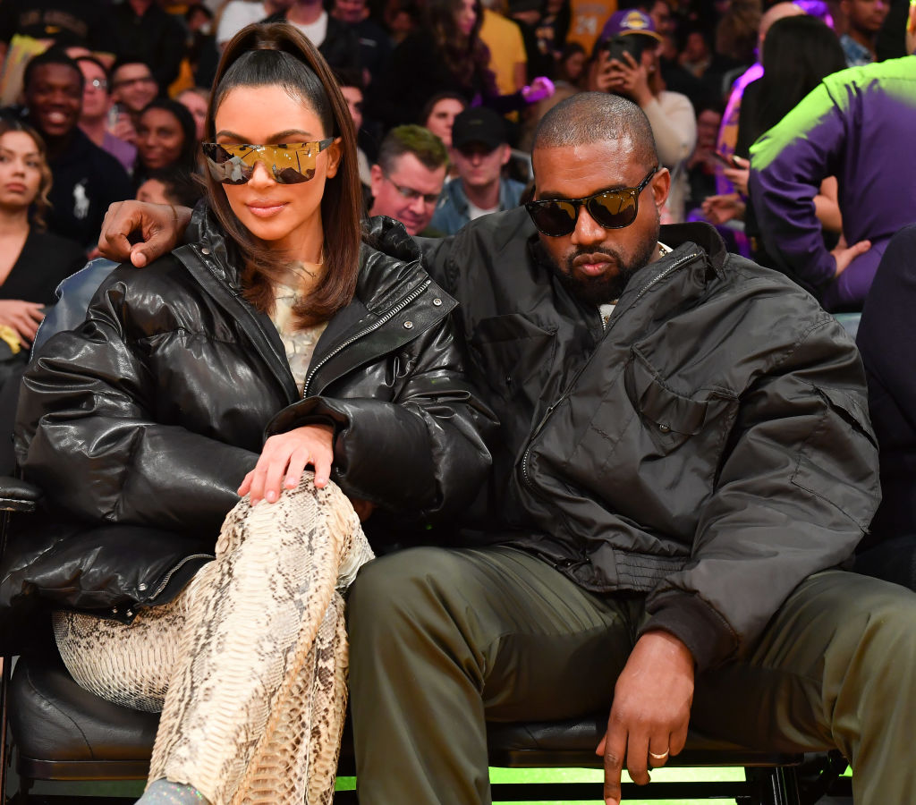 Celebrities At The Los Angeles Lakers Game