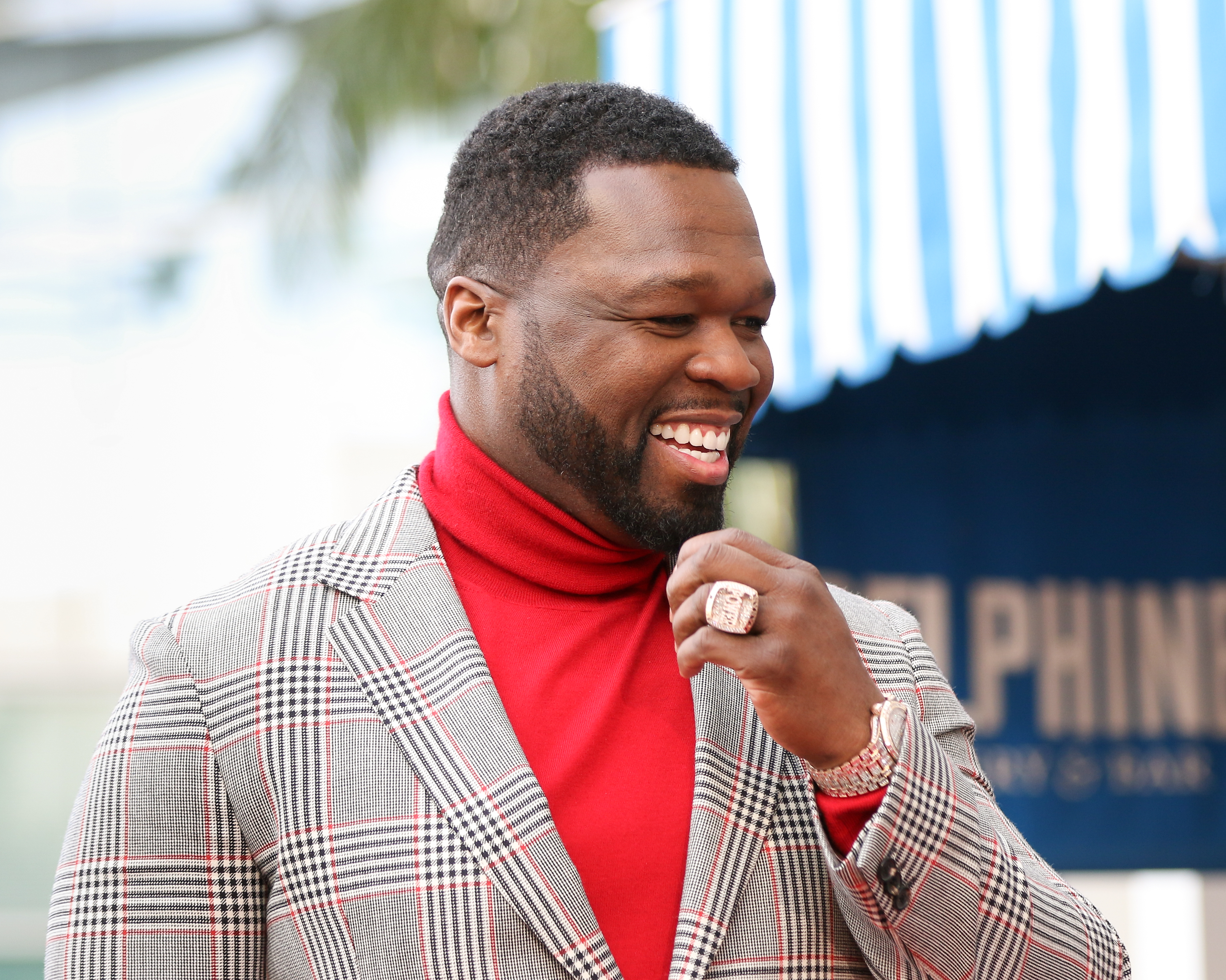 Curtis "50 Cent" Jackson Is Honored With A Star On The Hollywood Walk Of Fame