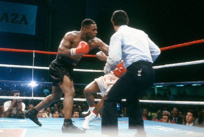 WBA, WBC and IBF Heavyweight Tittle Fight - Mike Tyson v Tyrell Biggs