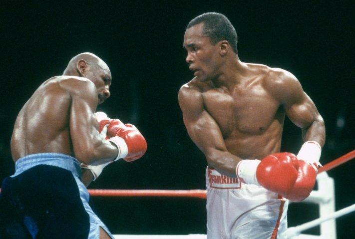 WBC and Ring Middleweight Title Fight - Sugar Ray Leonard v Marvin Hagler
