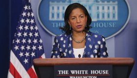 White House National Security Advisor Susan Rice Briefs The Media On Obama's Trip To Africa