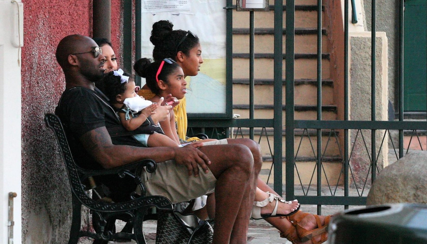 Kobe Bryant holidaying in Portofino
