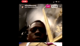 Boosie on IG Live for QTD