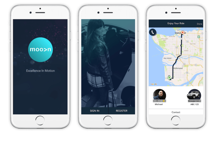 MOOVN RIDESHARE APP