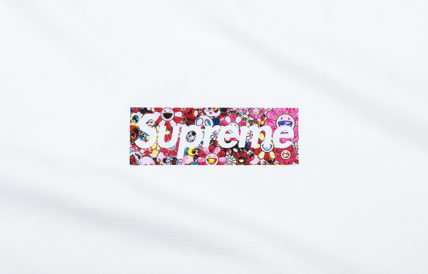 Supreme x Takashi Murakami Box Logo tee