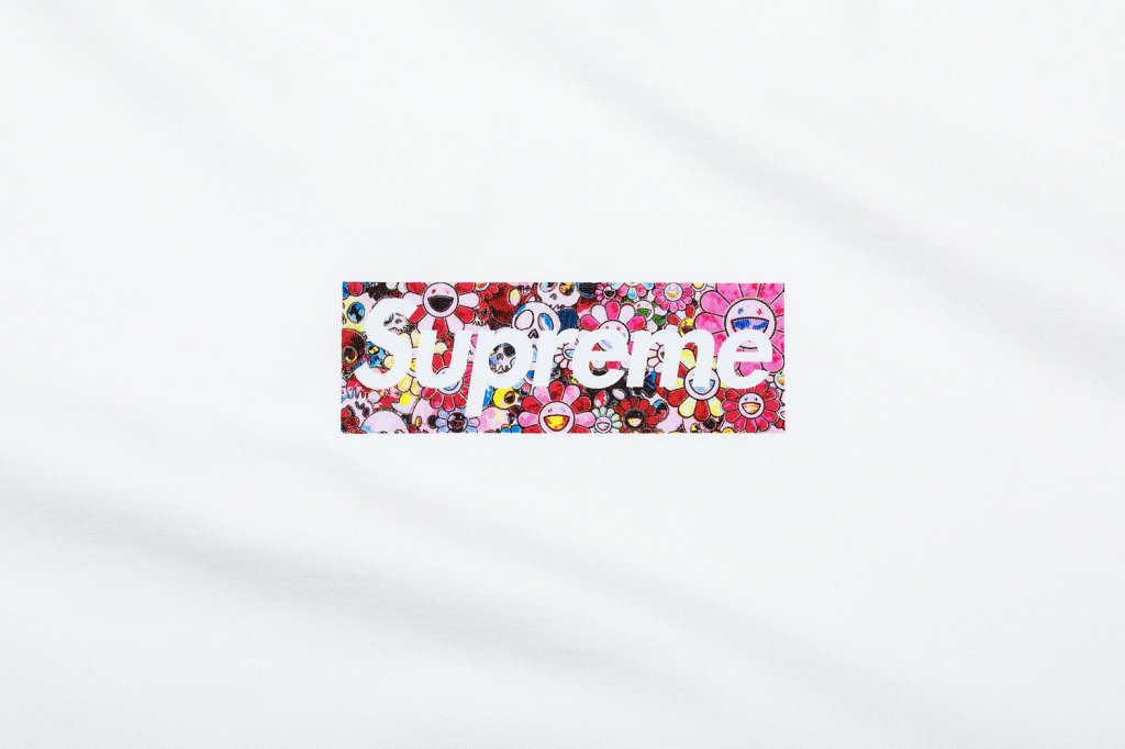 Supreme x Takashi Murakami Box Logo tee