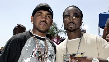 Lloyd Banks and Young Buck of G-Unit Stop by MTV's 'Summer on the Run' Beach House 2004