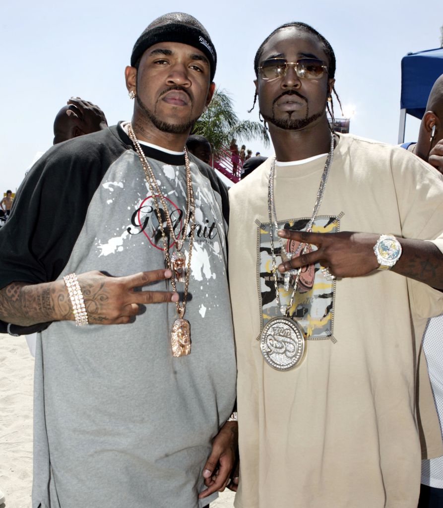 Lloyd Banks and Young Buck of G-Unit Stop by MTV's 'Summer on the Run' Beach House 2004