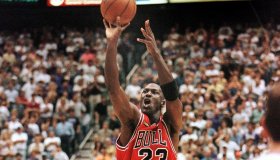With 5.2 seconds left in the game Michael Jordan o